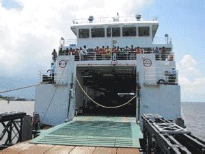 Parika/Supenaam ferry service fully operational : - both ferries working - Guyana Chronicle