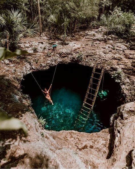 Cenote Calavera - Mexico 💚 | Dream travel destinations, Places to ...