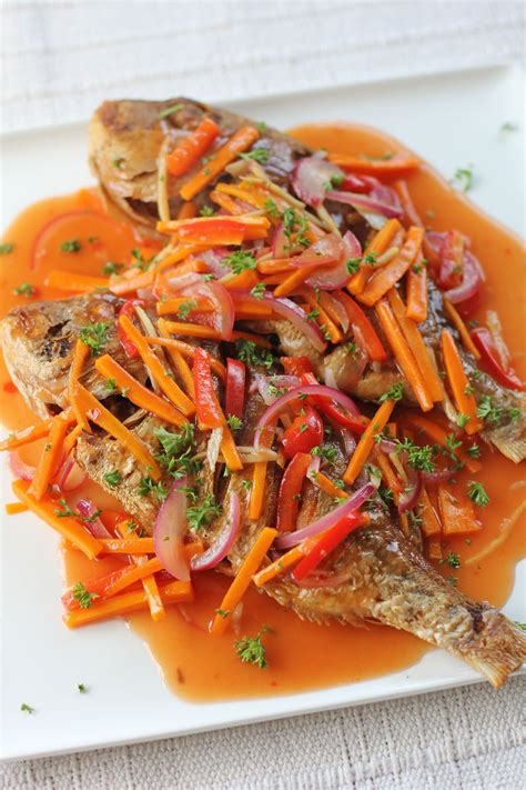 Escabeche - sweet and sour Filipino version of western cuisine. My dad ...