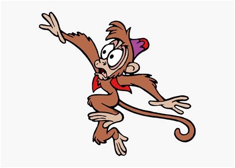 Running Scared Monkey Clipart, HD Png Download - kindpng