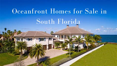 Beachfront Homes for Sale in Florida along the A1A David Siddons Group