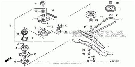 honda hrx217hya parts diagram