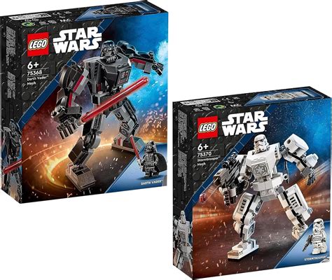 Lego Set: Lego 75368 Star Wars Darth Vader Mech + Lego 75370 Star Wars Stormtrooper Mech, for ...