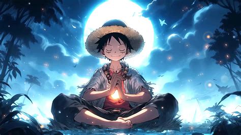 Luffy Moonlight Meditation Mobile Live Wallpaper