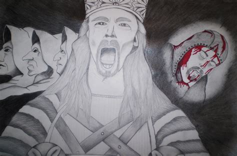 Macbeth and Banquo's ghost by liketodraw2 on DeviantArt