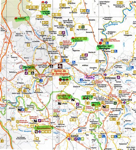 Map Of Dordogne Region Of France | Printable Templates Free