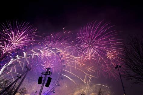 London Fireworks editorial stock image. Image of london - 49108814