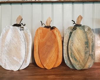 Primitive Pumpkins Set of 3 Primitive Pumpkin Decor Tiered - Etsy