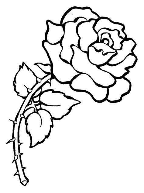 Free Printable Roses Coloring Pages For Kids