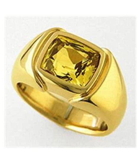 Pukhraj Ring Yellow Sapphire Stone: Buy Pukhraj Ring Yellow Sapphire Stone Online in India on ...