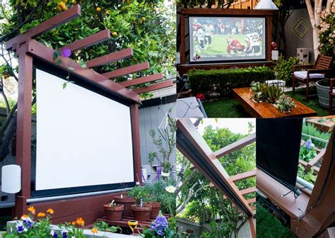 11 DIY Backyard Movie Screen Ideas for Your Outdoor Theater