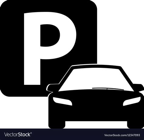 Car parking Icon Royalty Free Vector Image - VectorStock