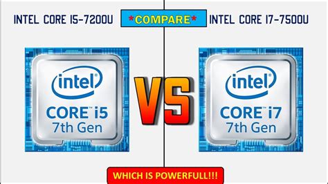 I7 7500U 성능 | Intel Core I5-7200U Vs Intel Core I7-7500U | Benchmark Test... 최근 답변 216개 - Hu ...