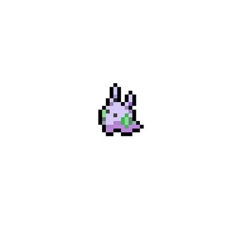 Goomy pokemon pixel art