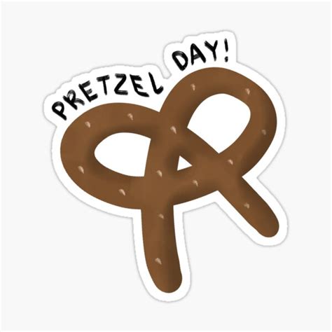 "The Office Stanley Hudson Pretzel Day" Sticker by madisonjac | Redbubble