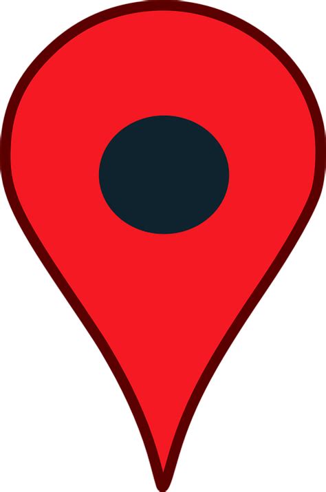 Location Pointer Pin Google · Free vector graphic on Pixabay