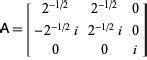 Unitary Matrix -- from Wolfram MathWorld