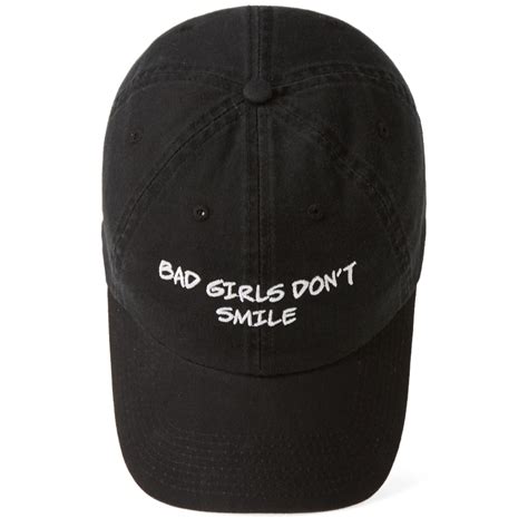NASASEASONS Bad Girls Don't Smile Cap Black | END. (UK)