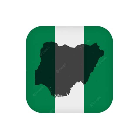 Premium Vector | Nigeria flag official colors vector illustration