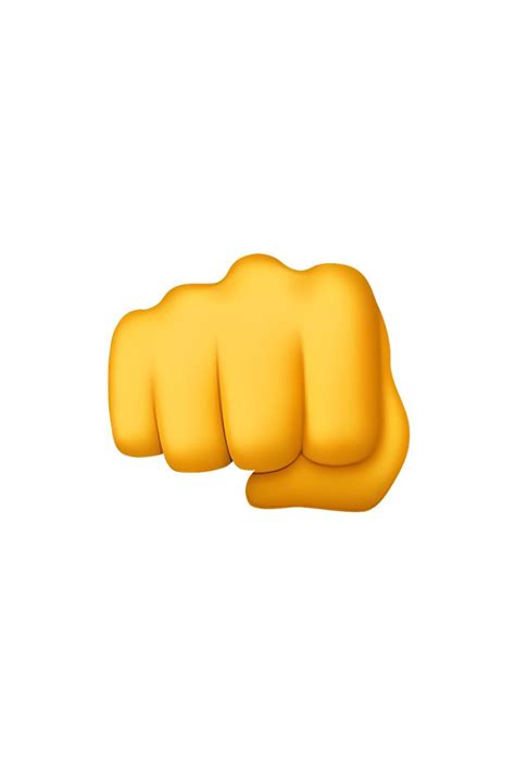 👊 Oncoming Fist Emoji | Hand emoji, Finger emoji, Emoji