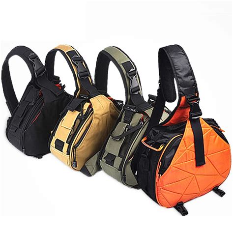 Sling Shoulder Cross Camera Bags Orange Digital Camera Case Sling ...