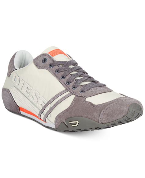 DIESEL Harold Solar Sneakers in Gray for Men | Lyst