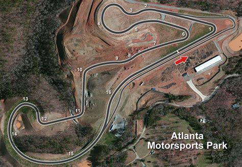 Atlanta Motorsports Park Track Map | Webmotor.org