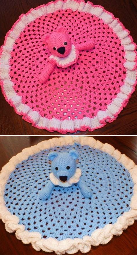 Teddy Bear Blanket Free Crochet Pattern » Weave Crochet