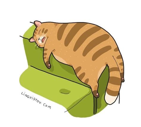 Pin by ˗ˏˋ 𝖆𝖓𝖓𝖊 ˊˎ˗ on ••LINGVISTOV•• | Cats illustration, Cat drawing, Funny cats