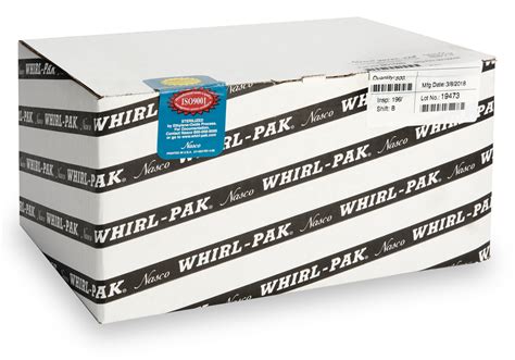 ProSource Scientific. Whirl-Pak® Standard Sterile Sampling Bags - B01020WA