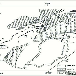 Generalized geological map of Balaghat district, Madhya Pradesh ...