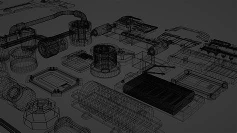 ArtStation - Scifi Kitbashing Set 3 | Resources