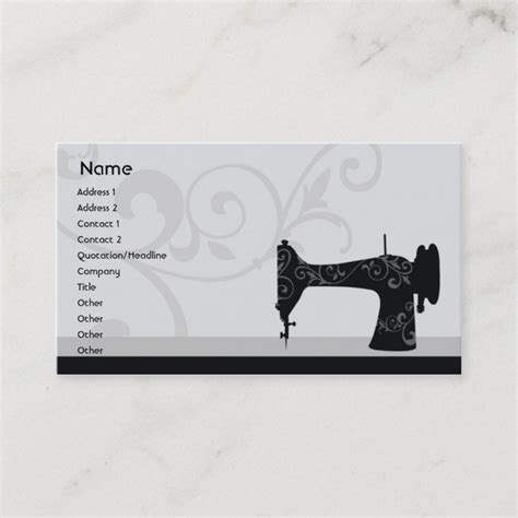 Sewing Machine - Business Business Card | Zazzle.com.au