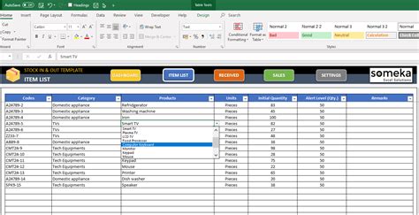 Stock & Inventory Tracker | Calculate In and Outs in Excel!