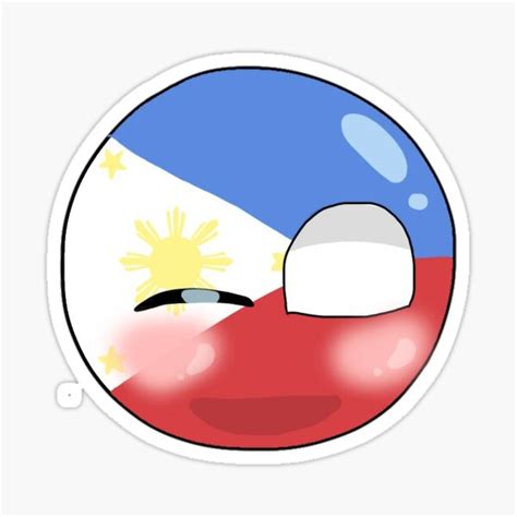 "Philippinesball " Sticker for Sale by fyromball | Redbubble