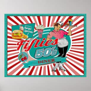 50s Diner Posters & Prints | Zazzle