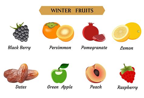 List of Winter Season Fruits Names To Teach Your Child