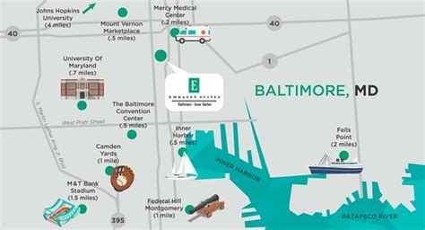 Map Of Baltimore Inner Harbor - Big Bus Tour Map