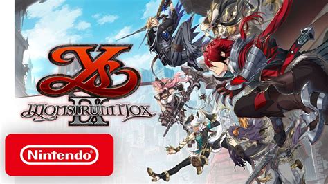 Ys IX: Monstrum Nox - characters trailer