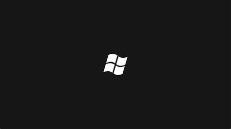 Black Microsoft Logo Wallpaper