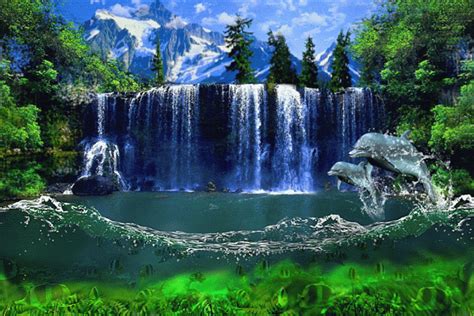 Animated Waterfall | Waterfall pictures, Waterfall, Scenery