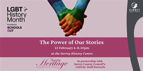 23/02/2023: LGBT+ History Month: The Power of Our Stories | SCC Wellbeing and Employee ...