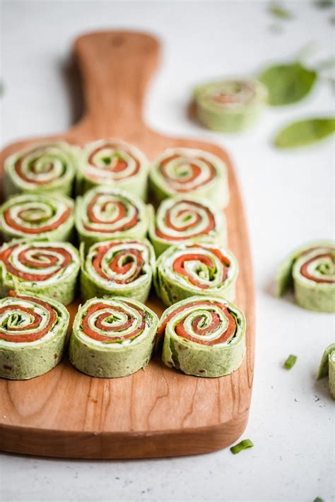 10-Minute Smoked Salmon Pinwheels | Ambitious Kitchen