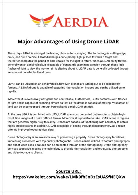 PPT - Major Advantages of Using Drone LiDAR PowerPoint Presentation ...