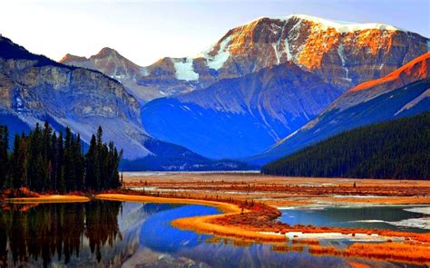 Wallpaper Jasper National Park, Alberta, Canada HD: Widescreen: alta definizione: fullscreen