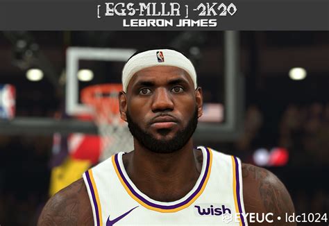 NBA 2K20 LeBron James Cyberface by MLLR - Shuajota | Your Site for NBA ...