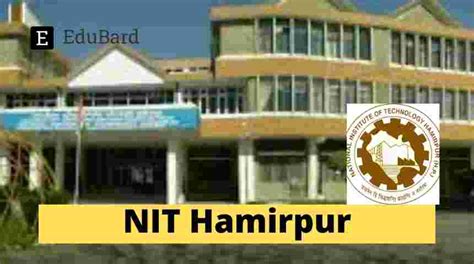 NIT Hamirpur FDP on Teaching Pedagogy and Impactful Research, Certification