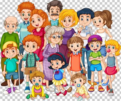 Extended Family PNG, Clipart, Art, Cartoon, Child, Doll, Family Free ...