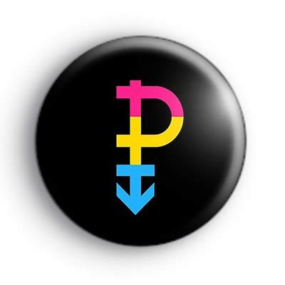 Pansexual Pride Symbol Badge : Kool Badges