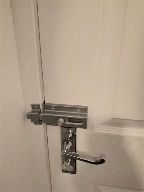 Bathroom door lock : functionalprint